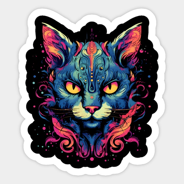 Fancy Cat Sticker by Mistywisp